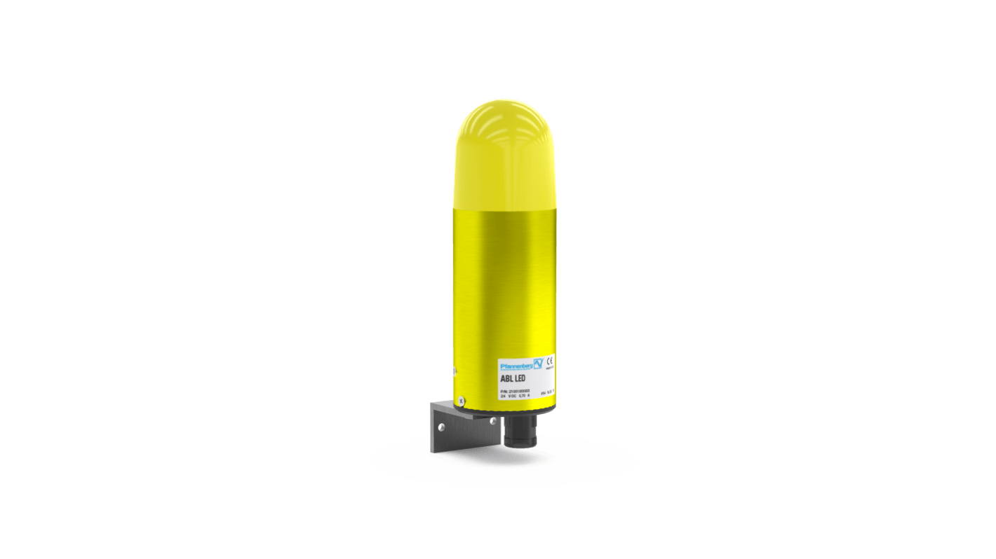 Pfannenberg 黄色闪光LED警示灯, 24V dc, 直接安装, IP54