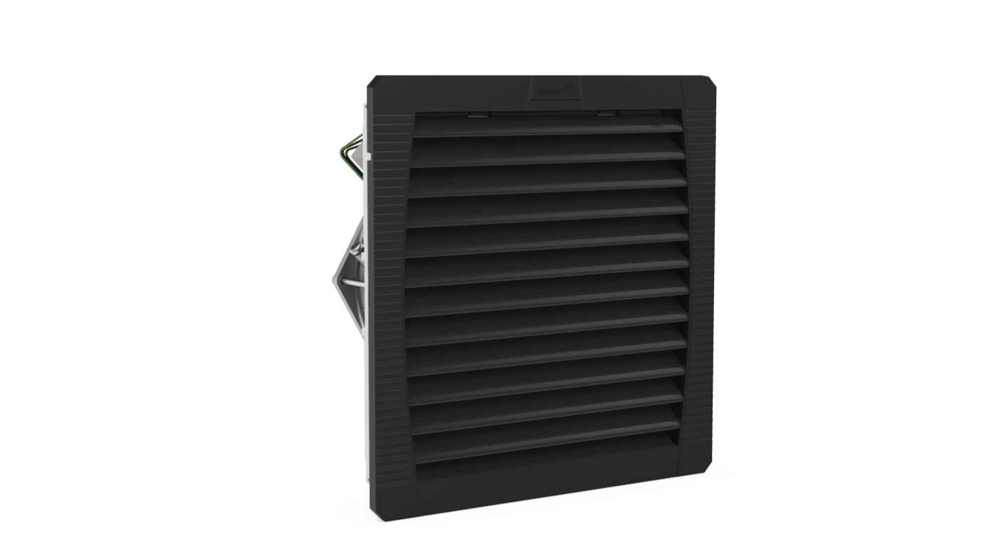 Pfannenberg PF 43.000 Series Filter Media, 230 V, ac Operation, 201m³/h Filtered, 223m³/h Unimpeded, IP54, 252 x 252mm