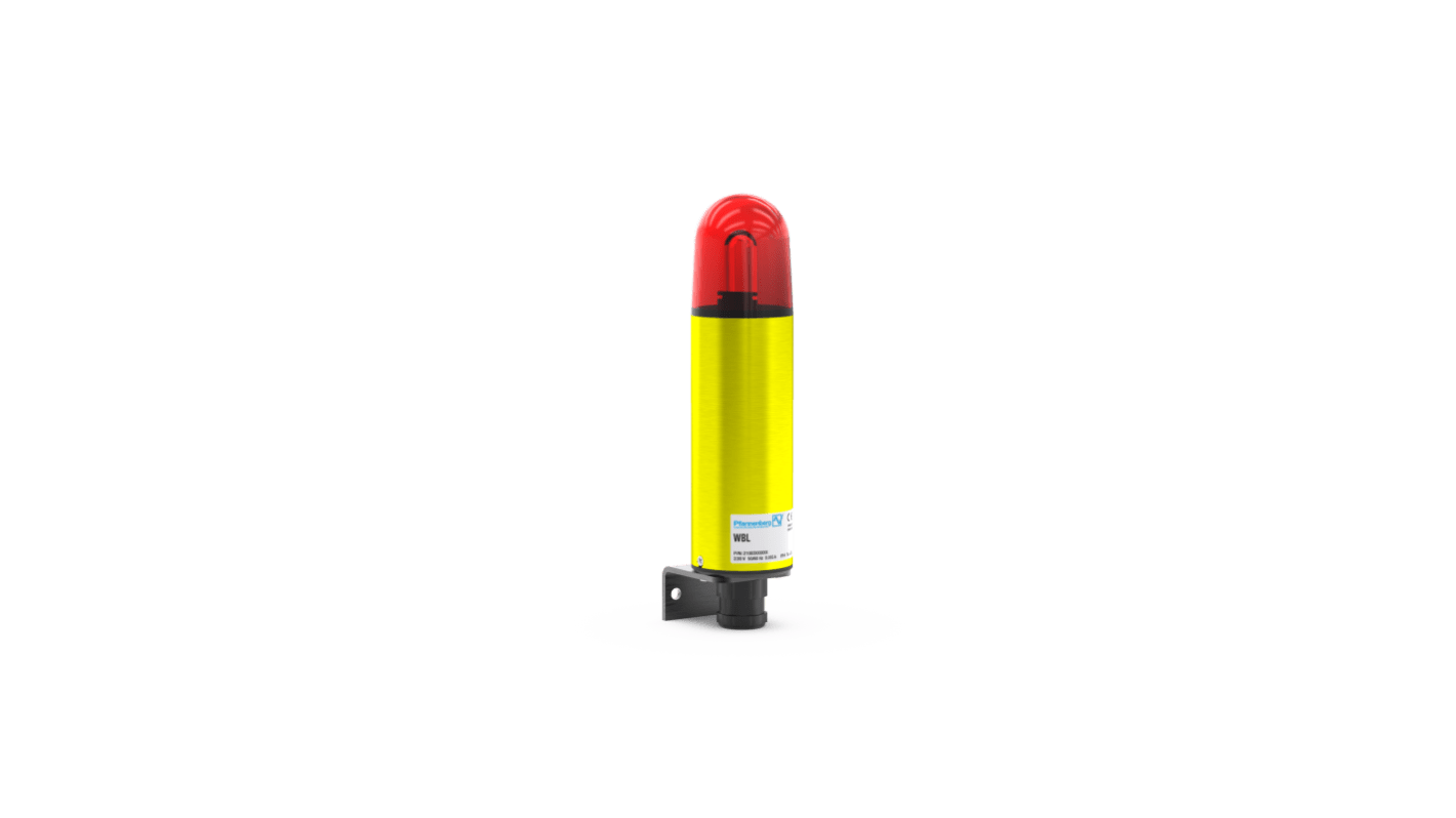 Pfannenberg WBS Series Red Flashing Effect Signal Tower for Use with WBS Series, 24 V dc, Xenon Bulb, DC, IP54