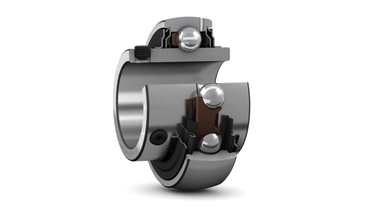 SKF ベアリングユニット, 1穴, 内径：25mm, 鋳鉄, TU 25 FM