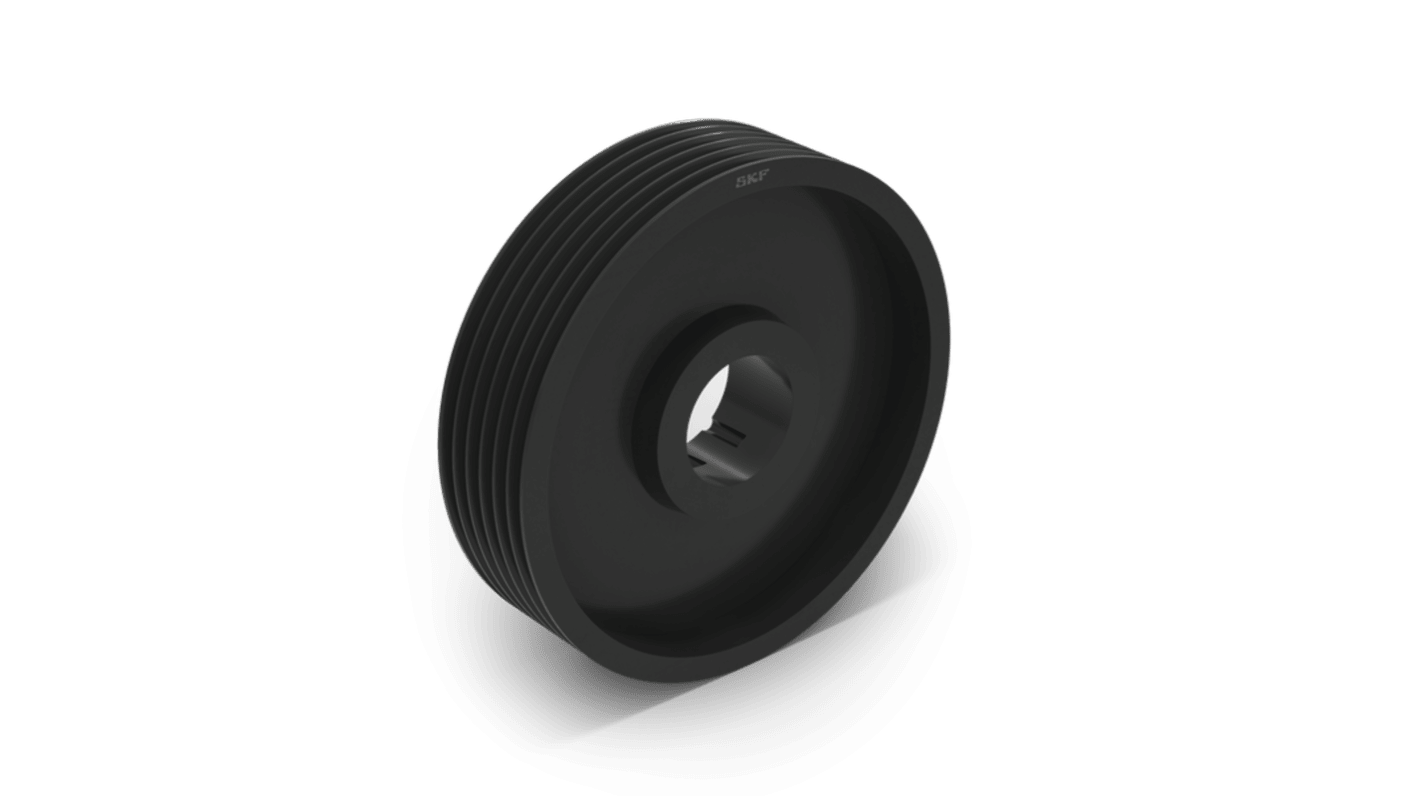 SKF Pulley, Cast Iron 35mm Belt Width x 400mm Pitch, 2 Tooth