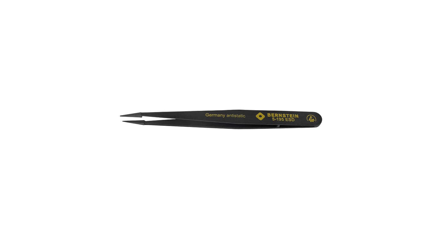 Bernstein 120 mm, Plastic, Very Fine, ESD Tweezer