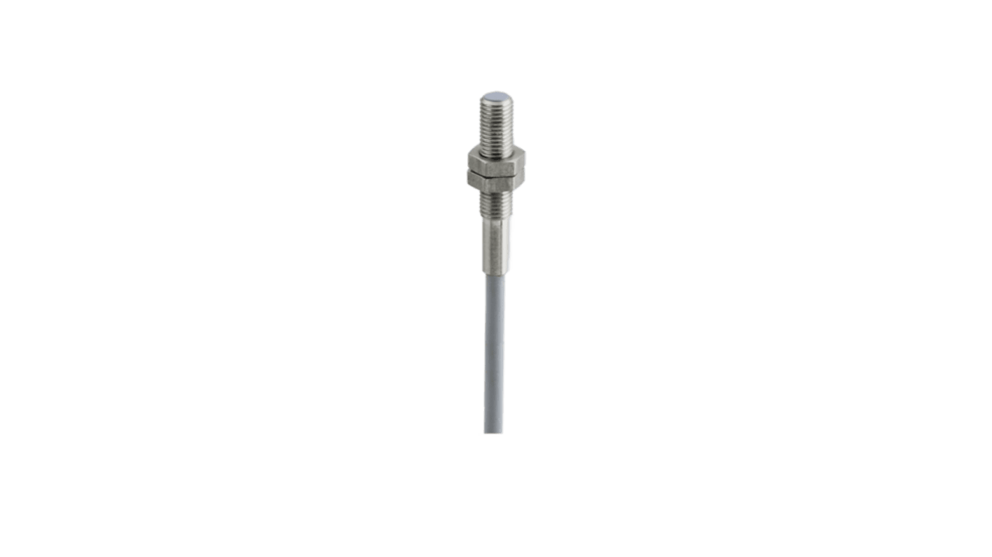 Baumer Proximity Threaded Barrel Proximity Sensor, M8, 0.8 mm Detection, PNP NO, 6 → 30 V