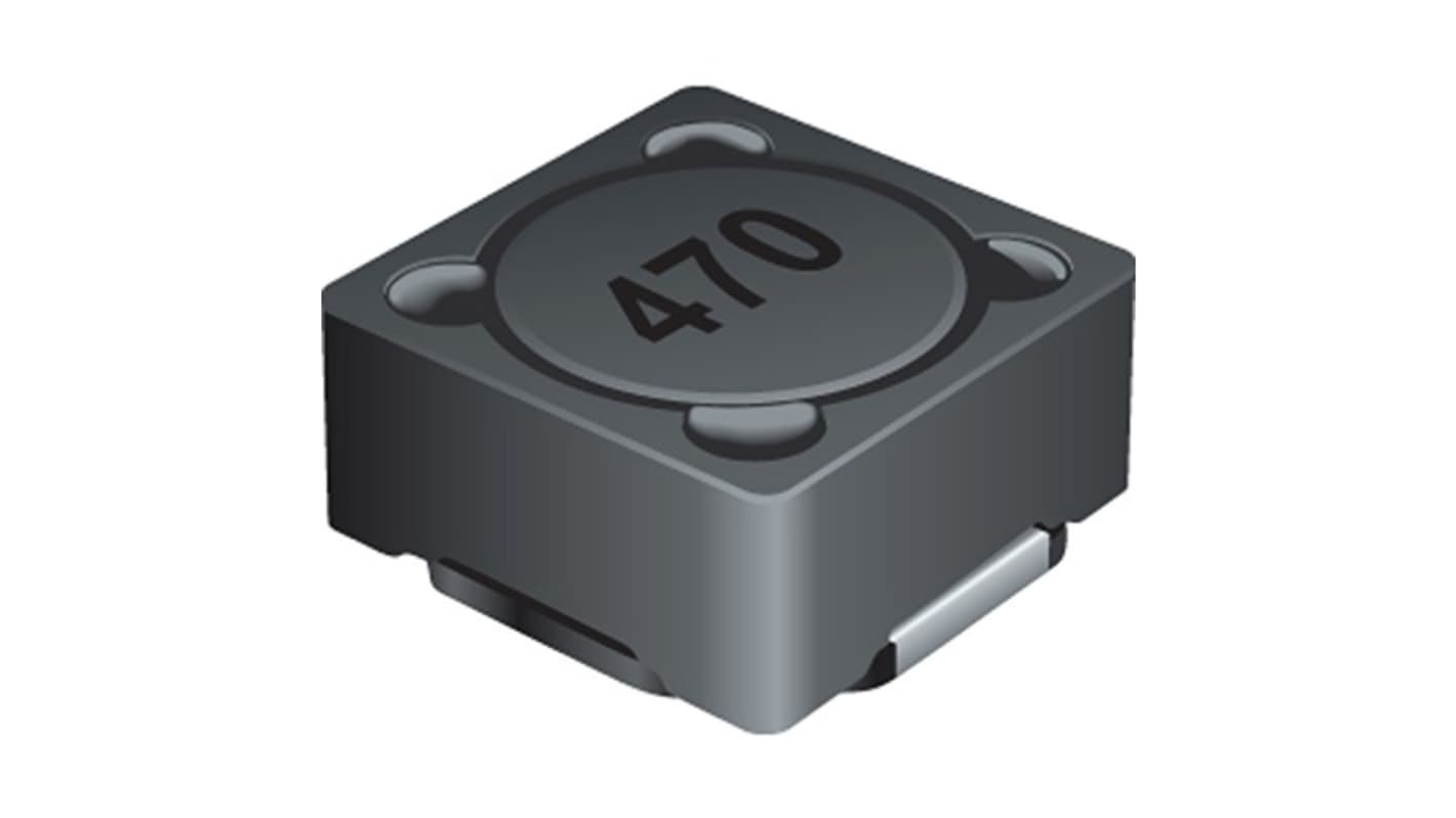 Bourns, SRR1280, 1280 Shielded Power Inductor with a Ferrite DR and RI Core, 120 μH ±20% Shielded 1.95A Idc Q:16