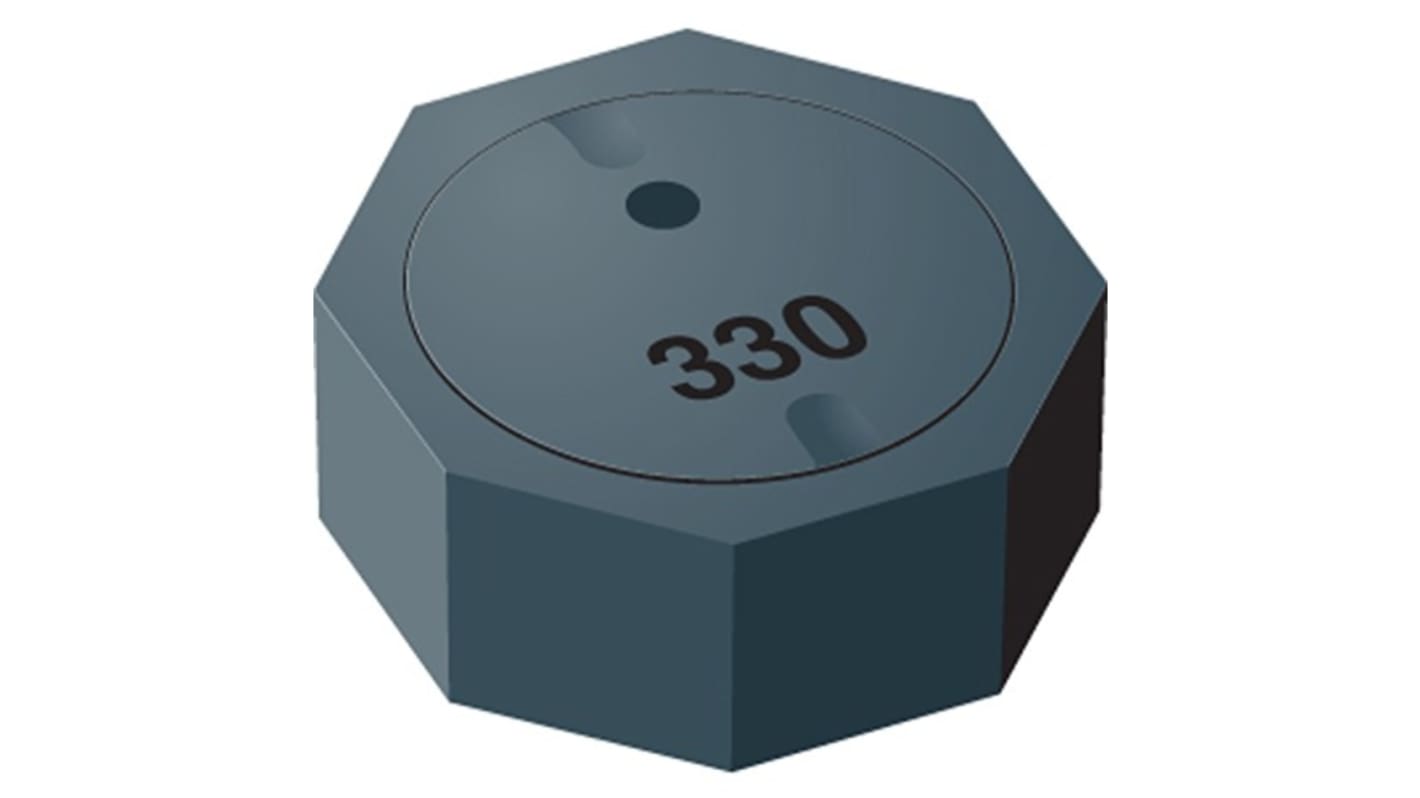 Bourns, SRU1048, 1048 Shielded Power Inductor with a Ferrite DR and RI Core, 100 μH ±30% Shielded 1.2A Idc Q:26