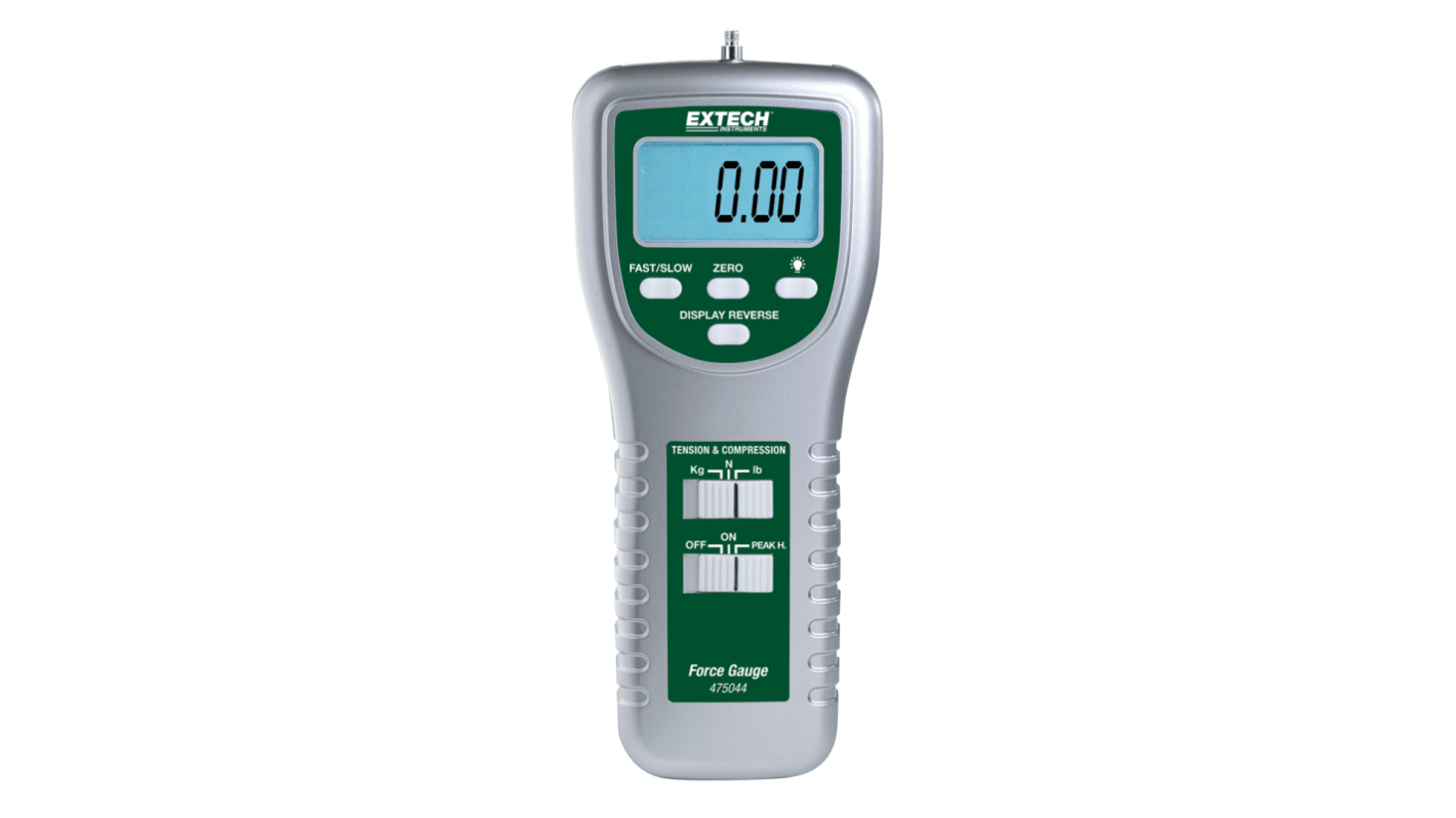 Extech 475044 Force Gauge, Range: 20kg, Resolution: 0.01 kg