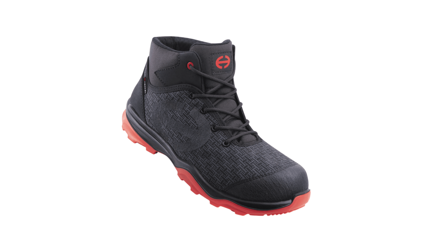 Heckel 67503 Black, Red Composite Toe Capped Unisex Safety Boots, UK 2.5, EU 35
