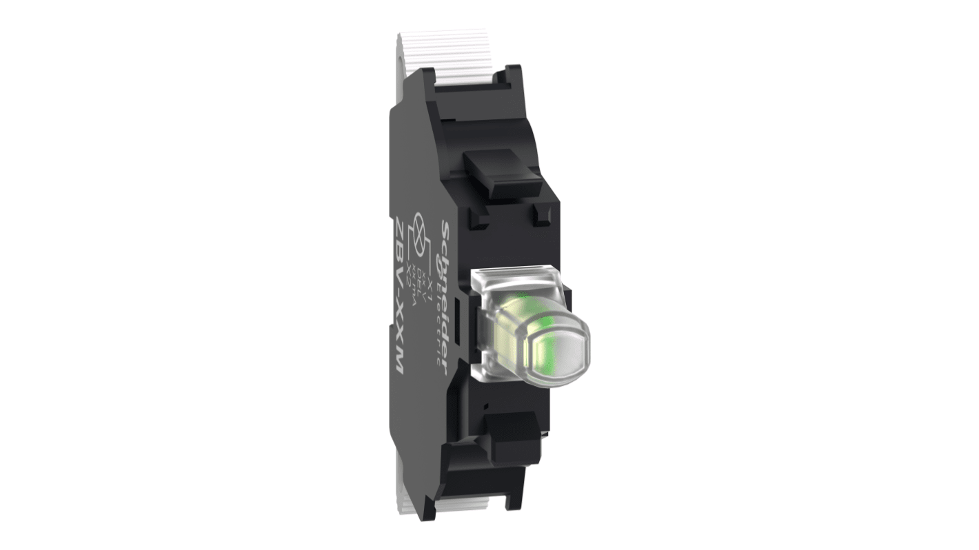 Bloc lum. LED int. vert 24V