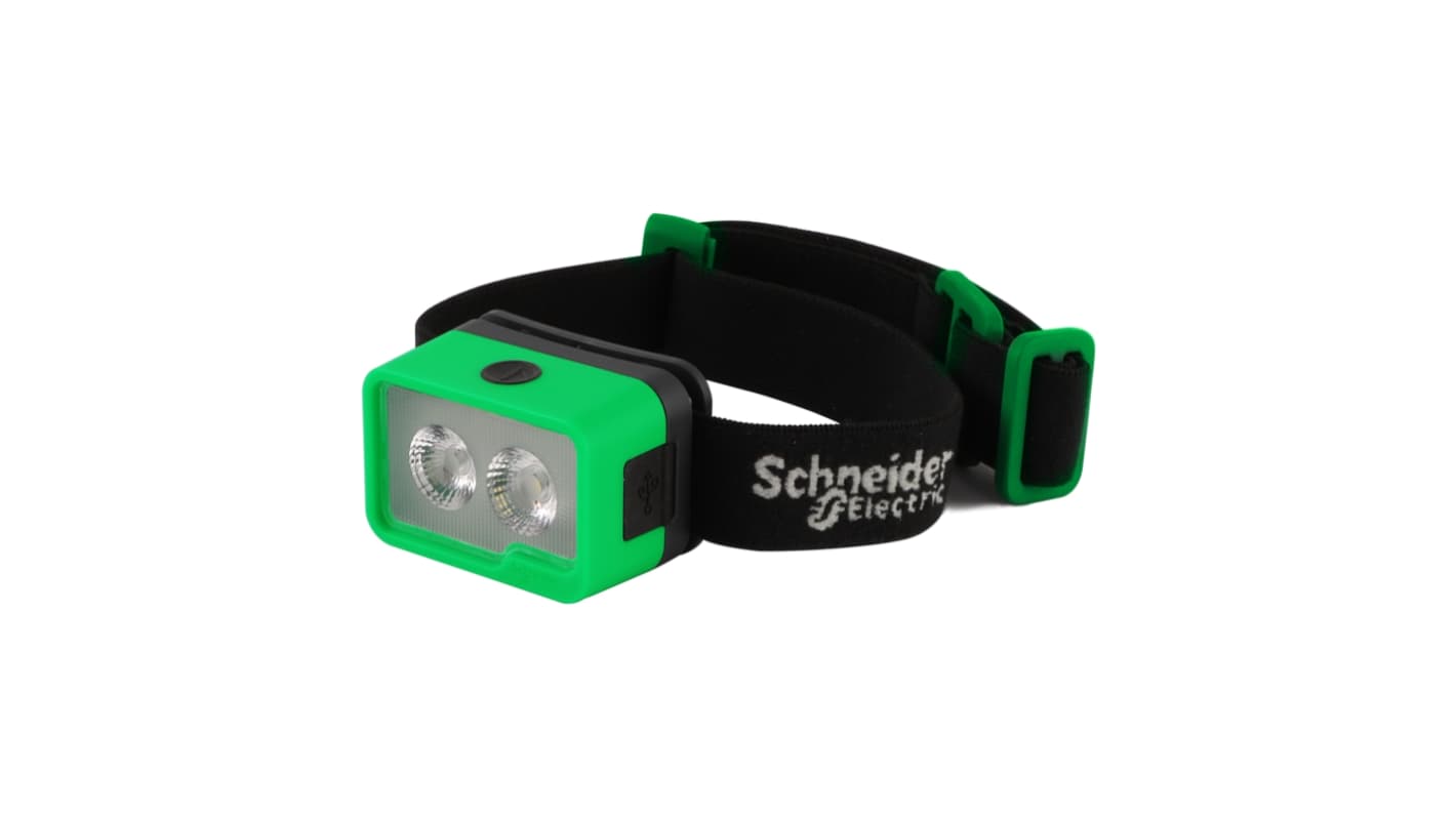 Schneider Electric LED充电头灯, 60 lm, 莫比亚前线射程, 锂聚合物电池, AEP-LF01-S1000