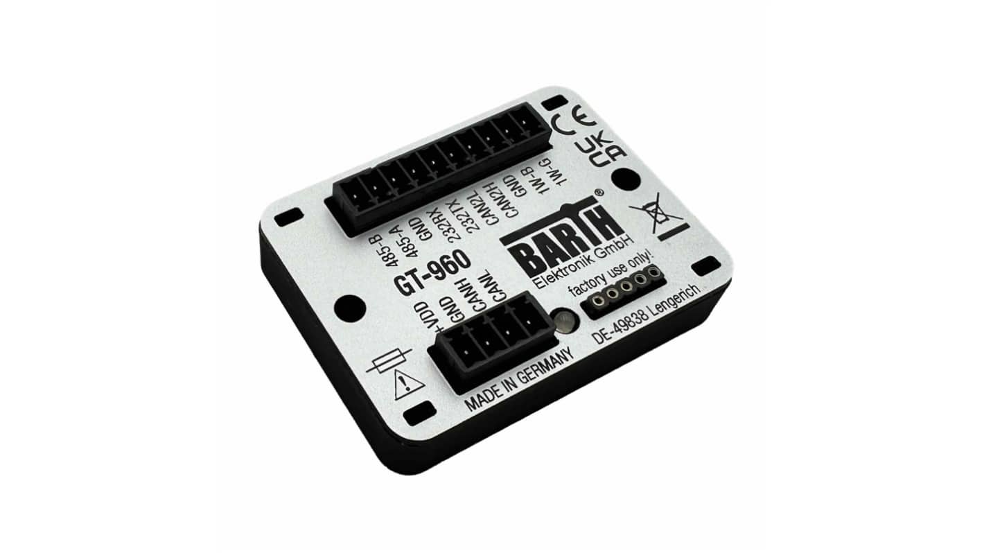BARTH 物联网网关, ARM Cortex M4芯片, 1MB内存, COM接口2个, GT 960系列