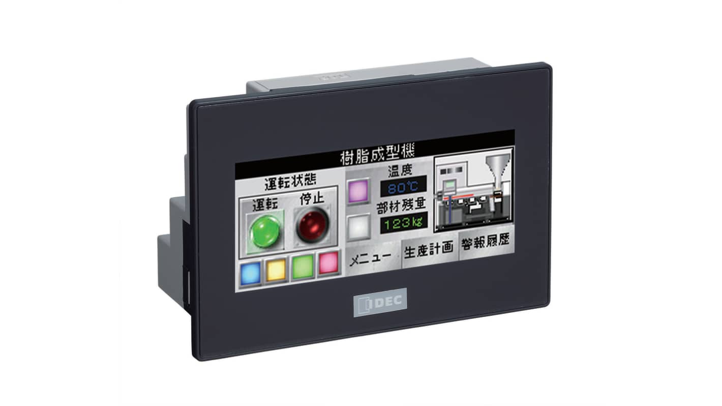 Idec FT1A-C14SA-B Series FT1A Touch Screen HMI - 3.8 in, TFT Display, 240 X100pixels