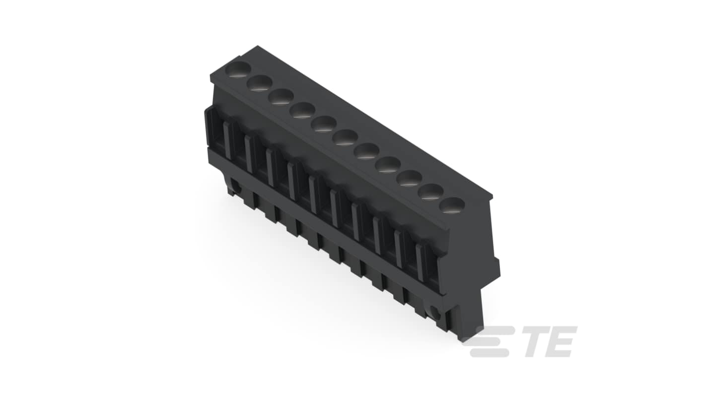TE Connectivity, 5mm Pitch, Buchanan, 11 Way, Right Angle, Pluggable Terminal Block, Plug, Screw Mount, Plug In