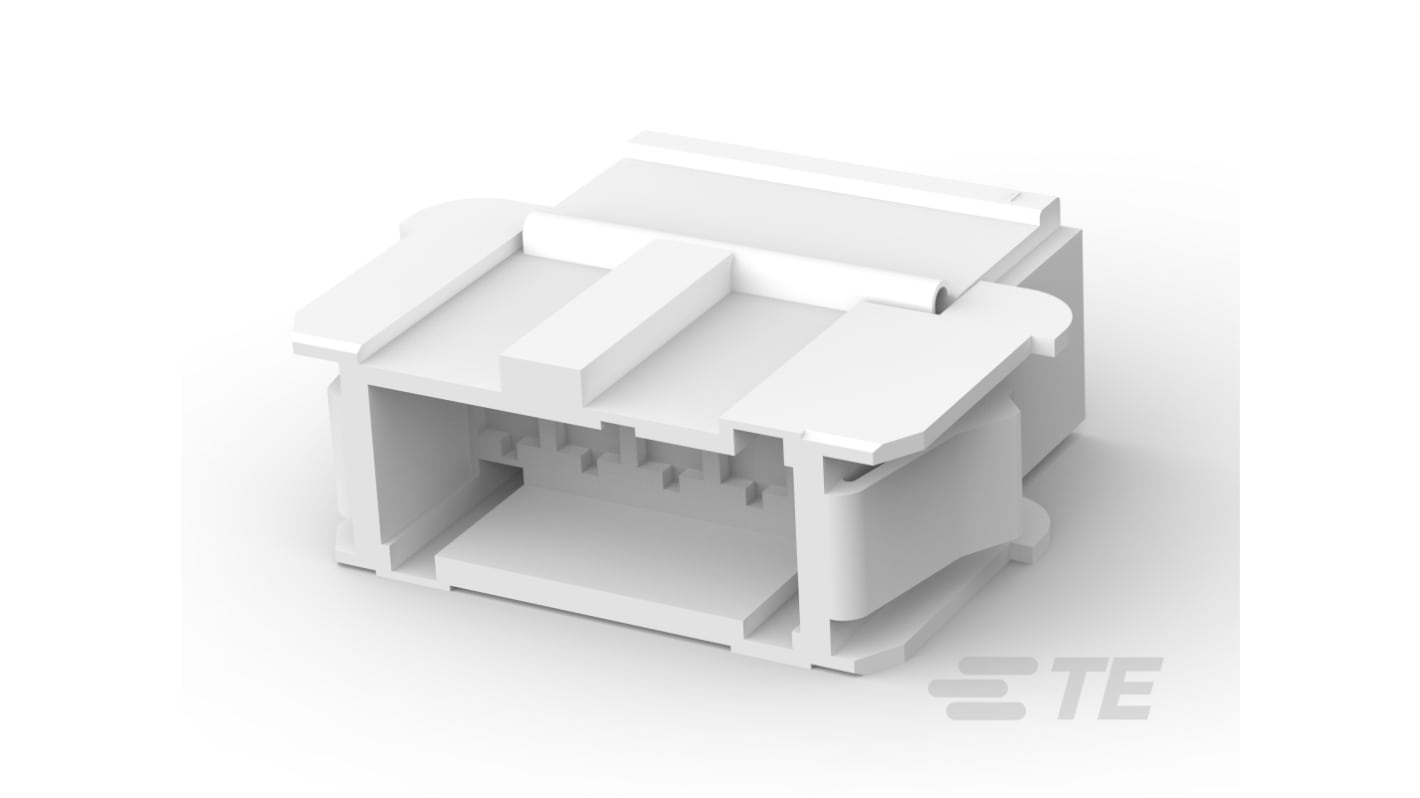 TE Connectivity, 5-964 5 Way Polyamide Crimp Terminal Housing, Natural