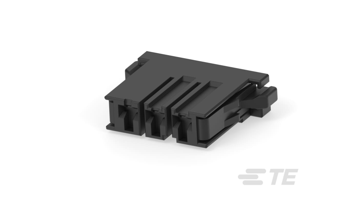 TE Connectivity Dynamic 4000 Series Series Cable Mount PCB Header, 3 Contact(s), 6.35mm Pitch, 1 Row(s)