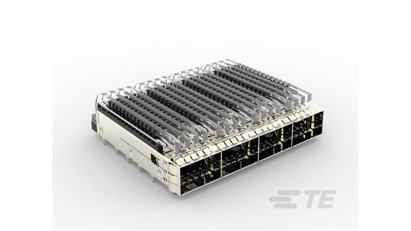 TE Connectivity QSFP Cage Assembly 4-Port, 2170790-1