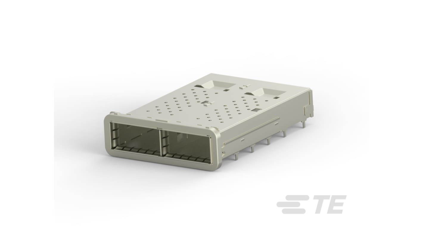 TE Connectivity QSFP Cage Assembly 2-Port, 2170811-4