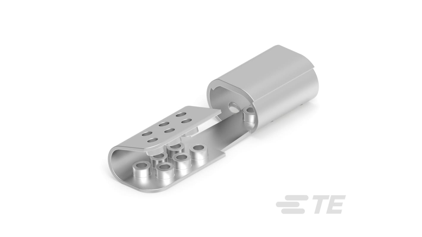 TE Connectivity, TERMI-FOIL Terminal, Grey, Uninsulated, Tin 6 mm²