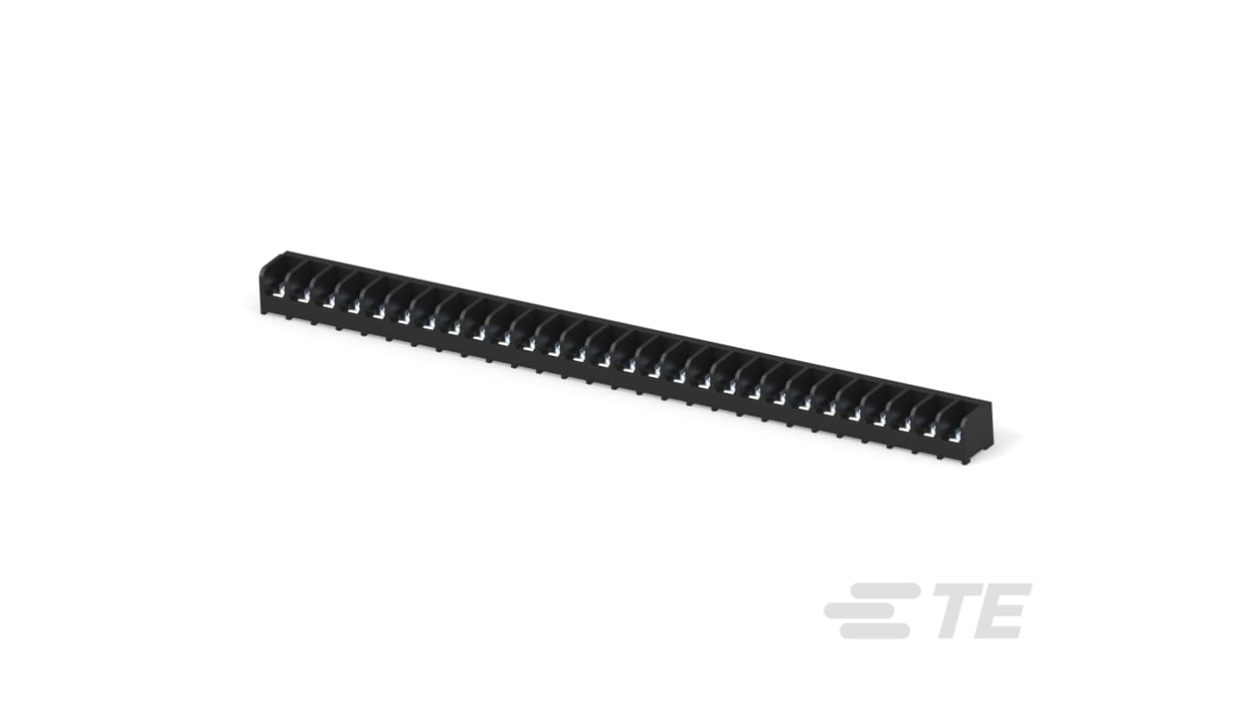 TE Connectivity Barrier Strip, 28 Contact, 9.53mm Pitch, 1 Row, 25A, 300 V