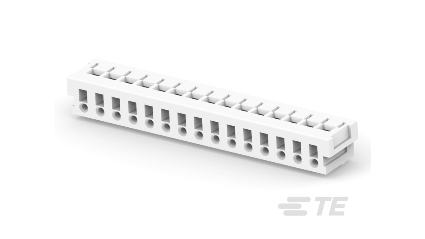 TE Connectivity AMP CT Series Cable Mount Housing, 15 Contact(s), 2mm Pitch, 1 Row(s)