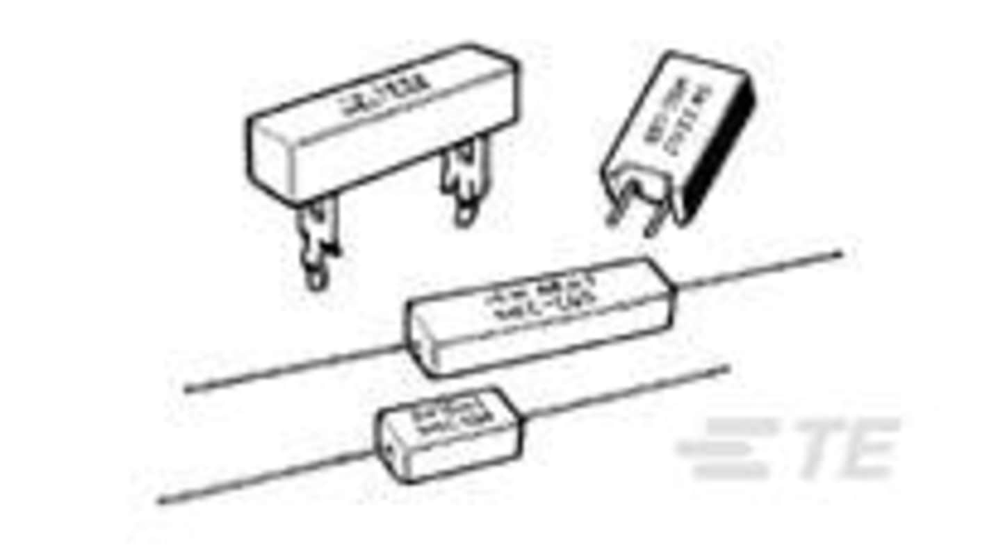 TE Connectivity Wirewound Through Hole Fixed Resistor 5W 10% 1-1623807-9