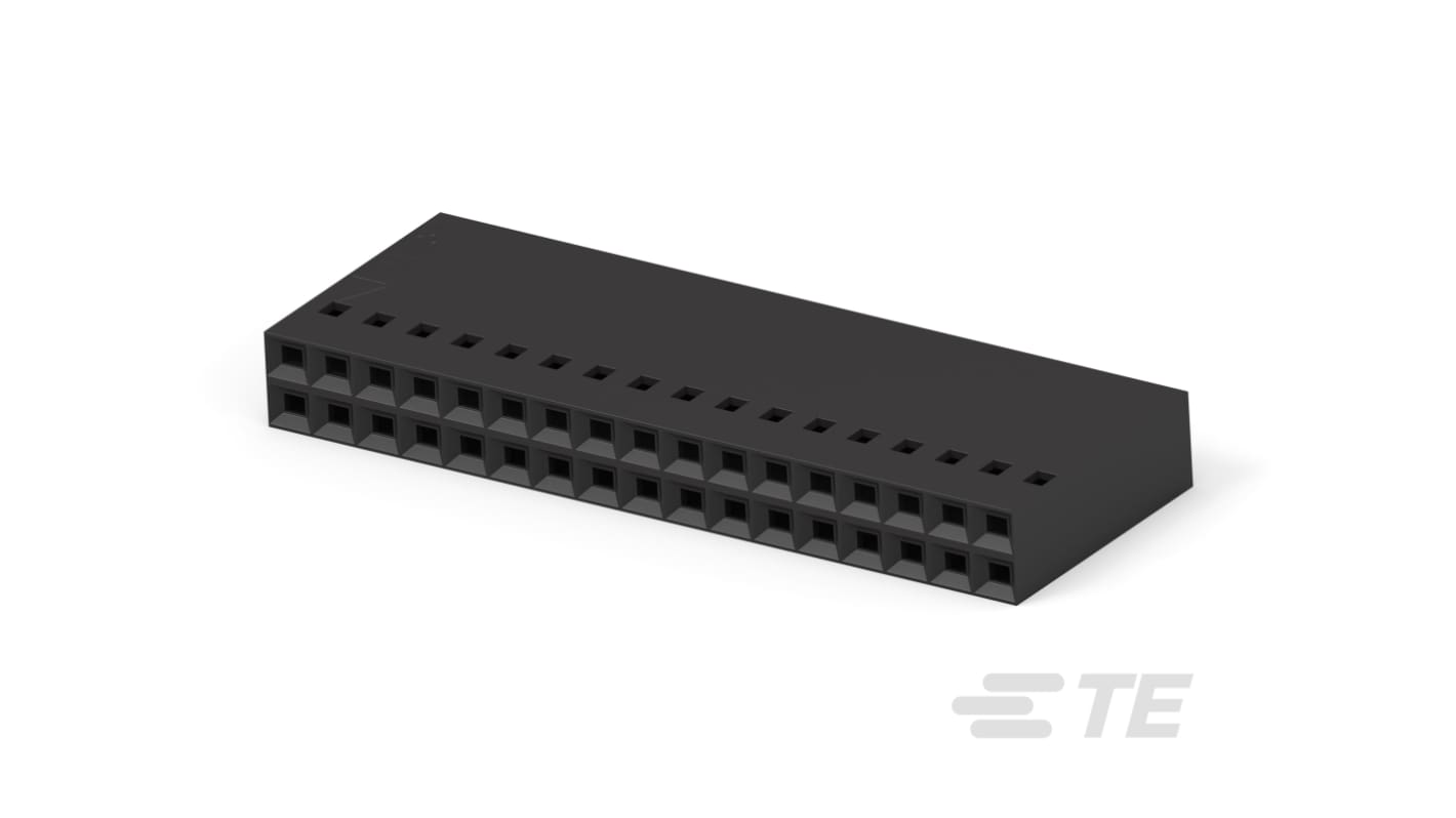 TE Connectivity, AMPMODU IV/V Receptacle Connector Housing, 2.54mm Pitch, 34 Way, 2 Row