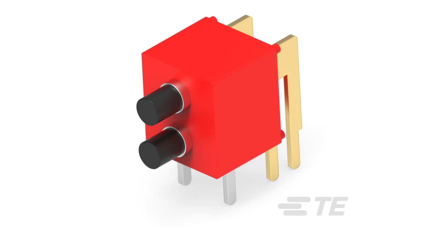 TE Connectivity Alcoswtich Series Push Button Switch, On-(On), Bushing, DPDT, 250V, IP67