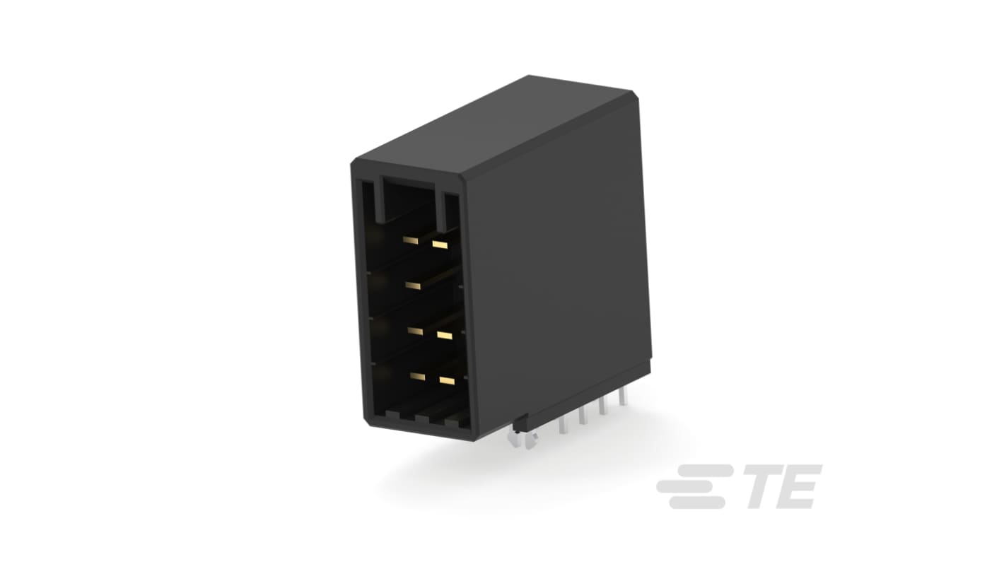 TE Connectivity Dynamic 3000 Series Horizontal Board Mount PCB Header, 12 Contact(s), 3.81mm Pitch, 4 Row(s), Shrouded