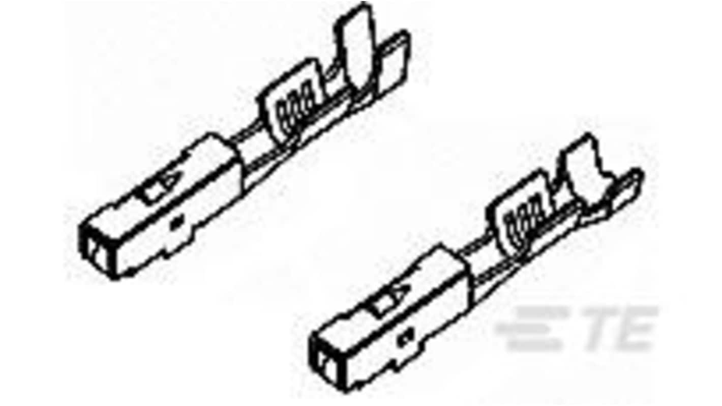 TE Connectivity, 1752 Automotive Connector Accessory Receptacle Silver, Tab Termination 175266-2
