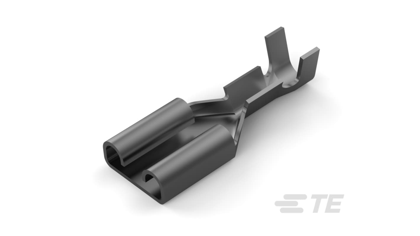 TE Connectivity 250 FASTON Series Female Crimp Contact, 22AWG Min, 18AWG Max