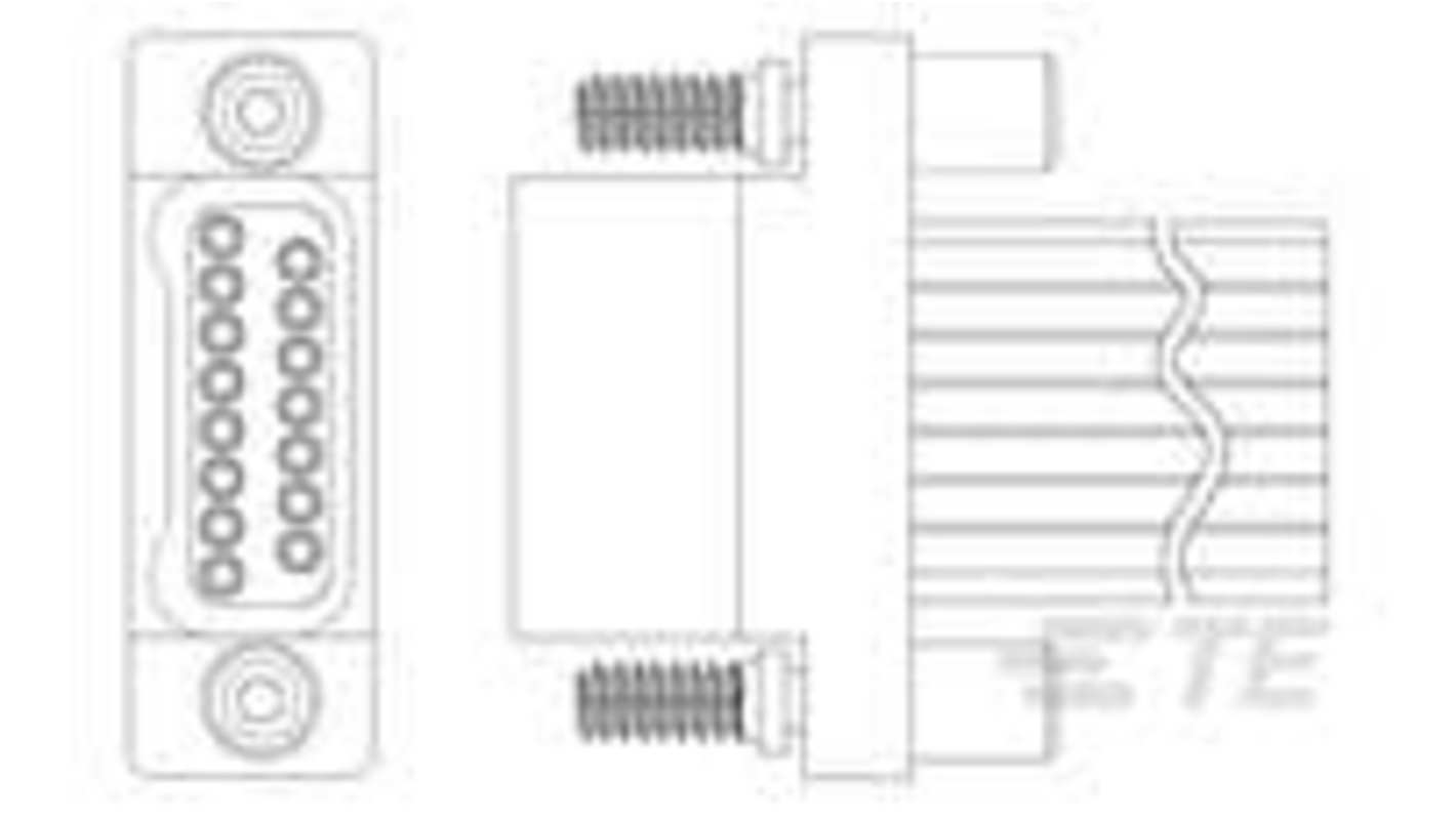 TE Connectivity, Nanonics Series Microminiature Connector For Use With D Sub Connector
