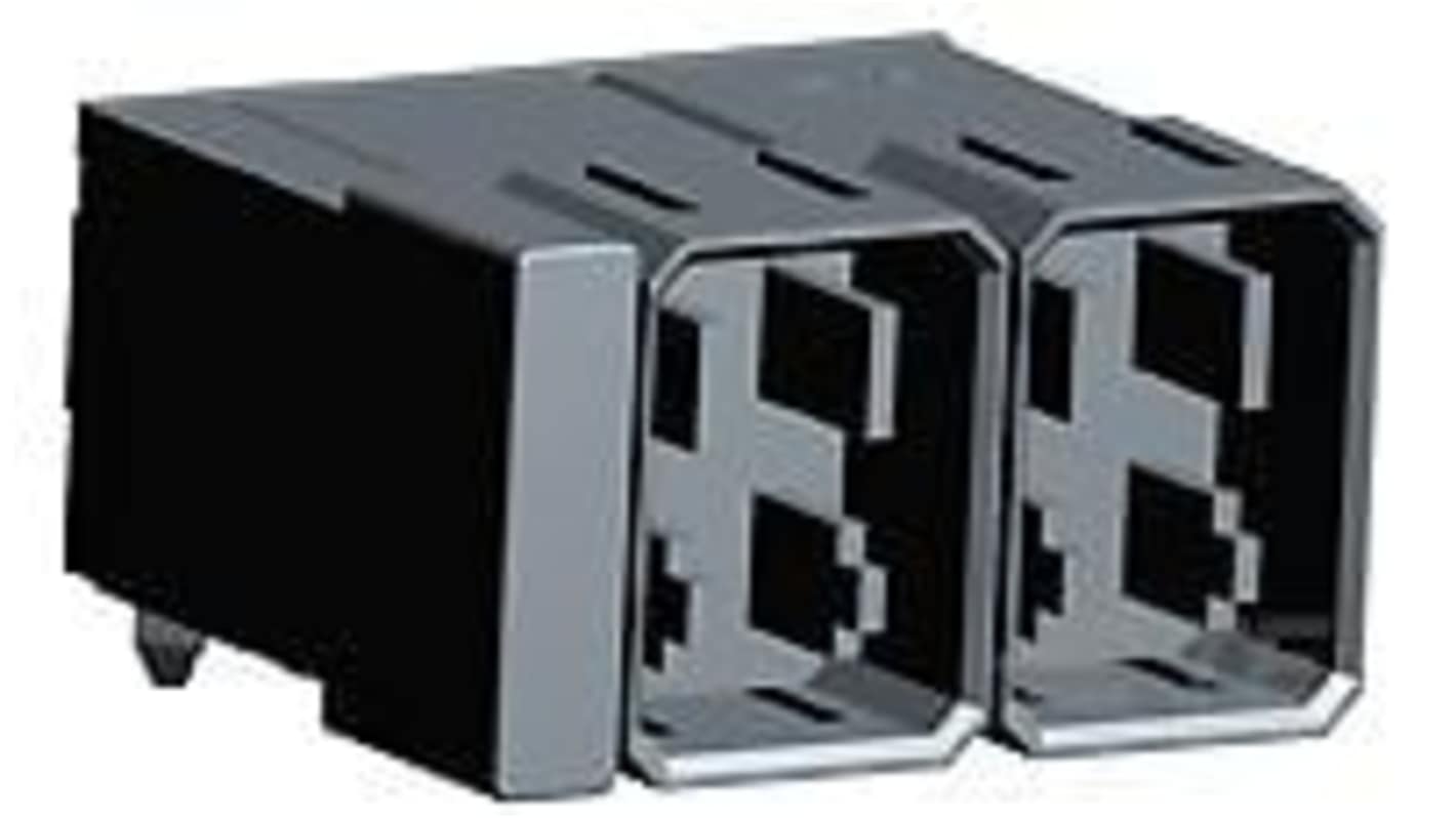 TE Connectivity High Speed Backplane Connector, Male, Right Angle, 2180850-4