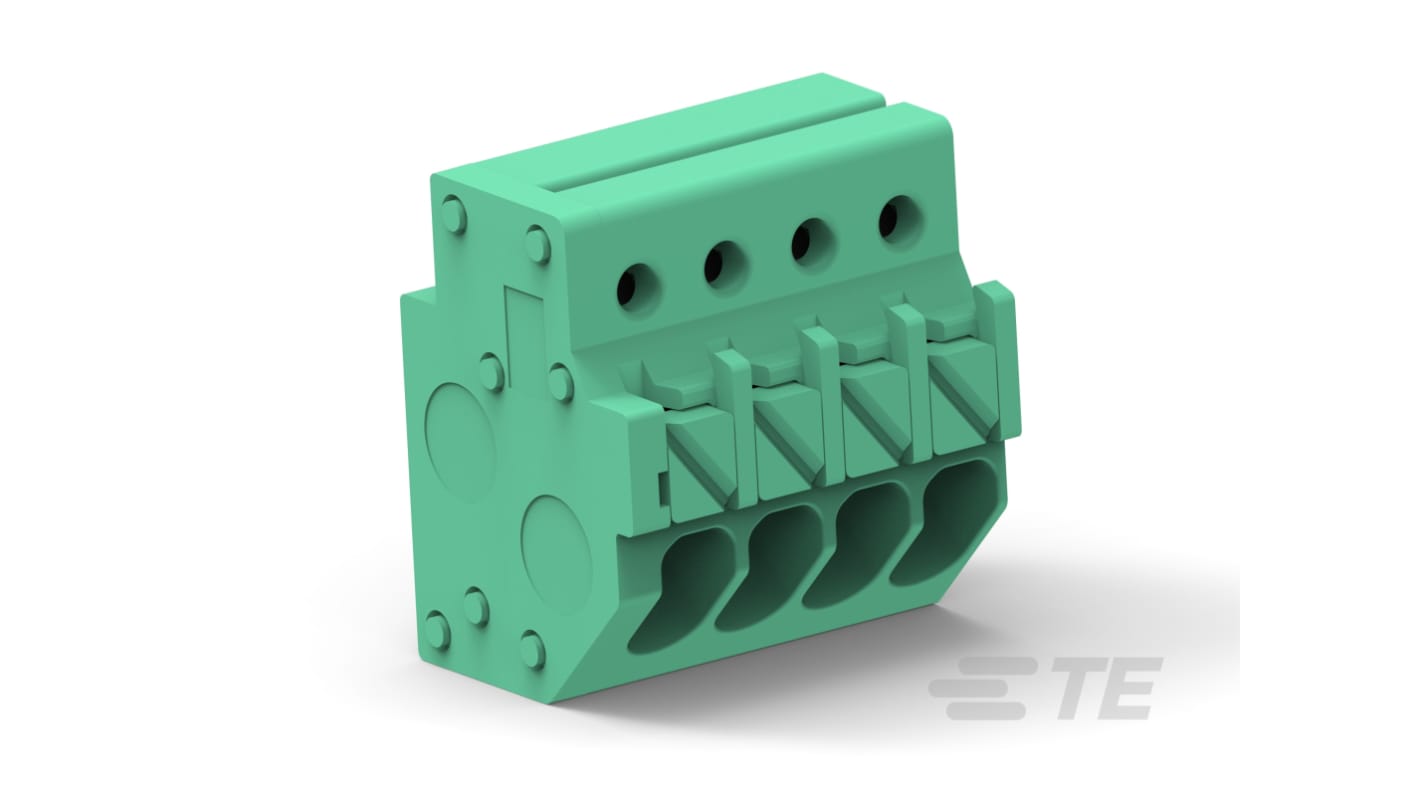 TE Connectivity, 3.5mm Pitch, Buchanan, 7 Way, Vertical, Pluggable Terminal Block, Plug, Plug-In Mount, Push In