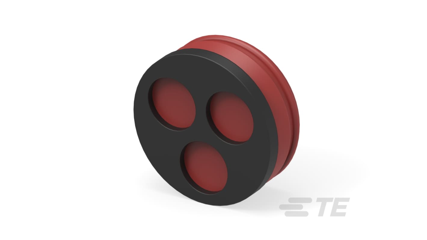 TE Connectivity Industrial Circular Connectors, 3 Contacts, Plug, Male, AMP Series
