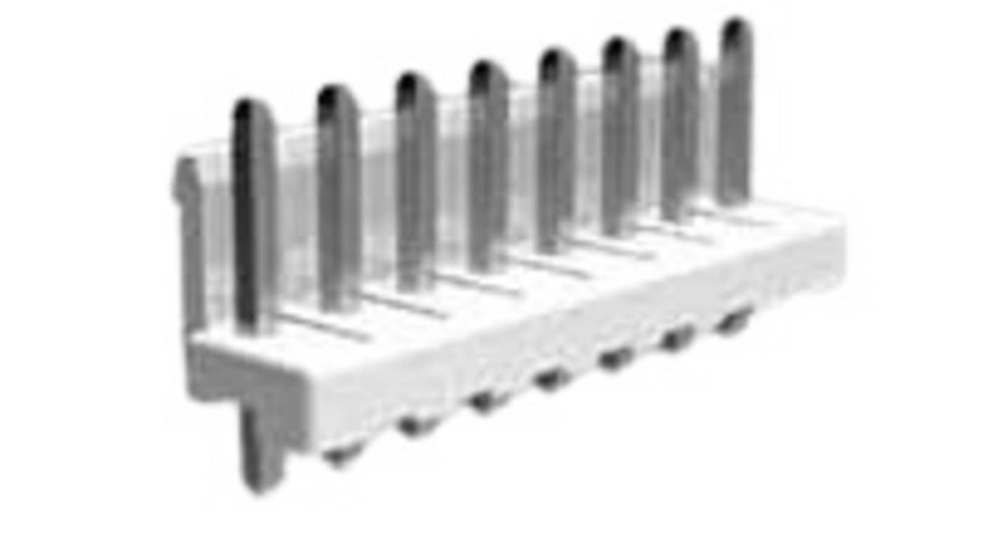 TE Connectivity Economy Power Series Vertical PCB Mount PCB Header, 7 Contact(s), 3.96mm Pitch, 1 Row(s), Shrouded
