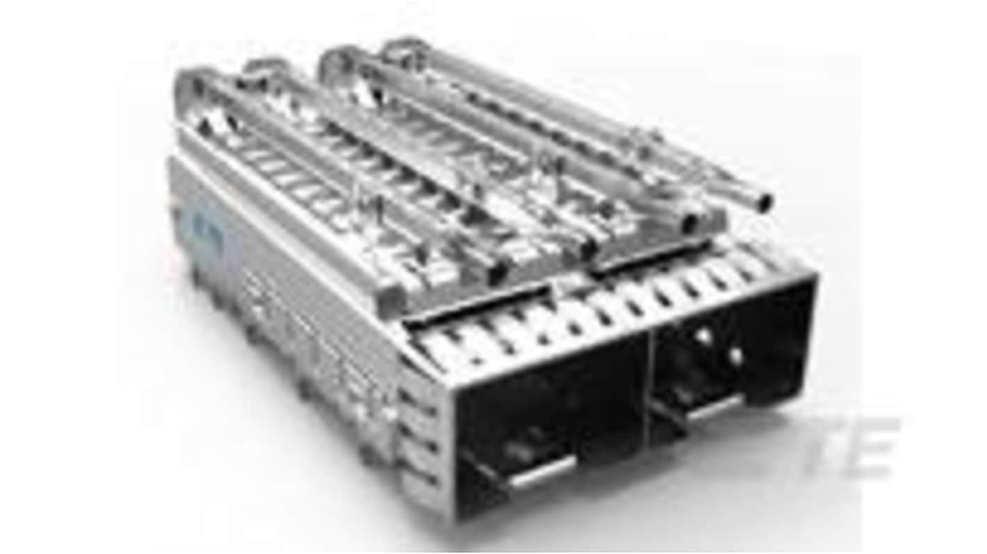 TE Connectivity SFP+ Cage Assembly 2-Port, 2198231-1