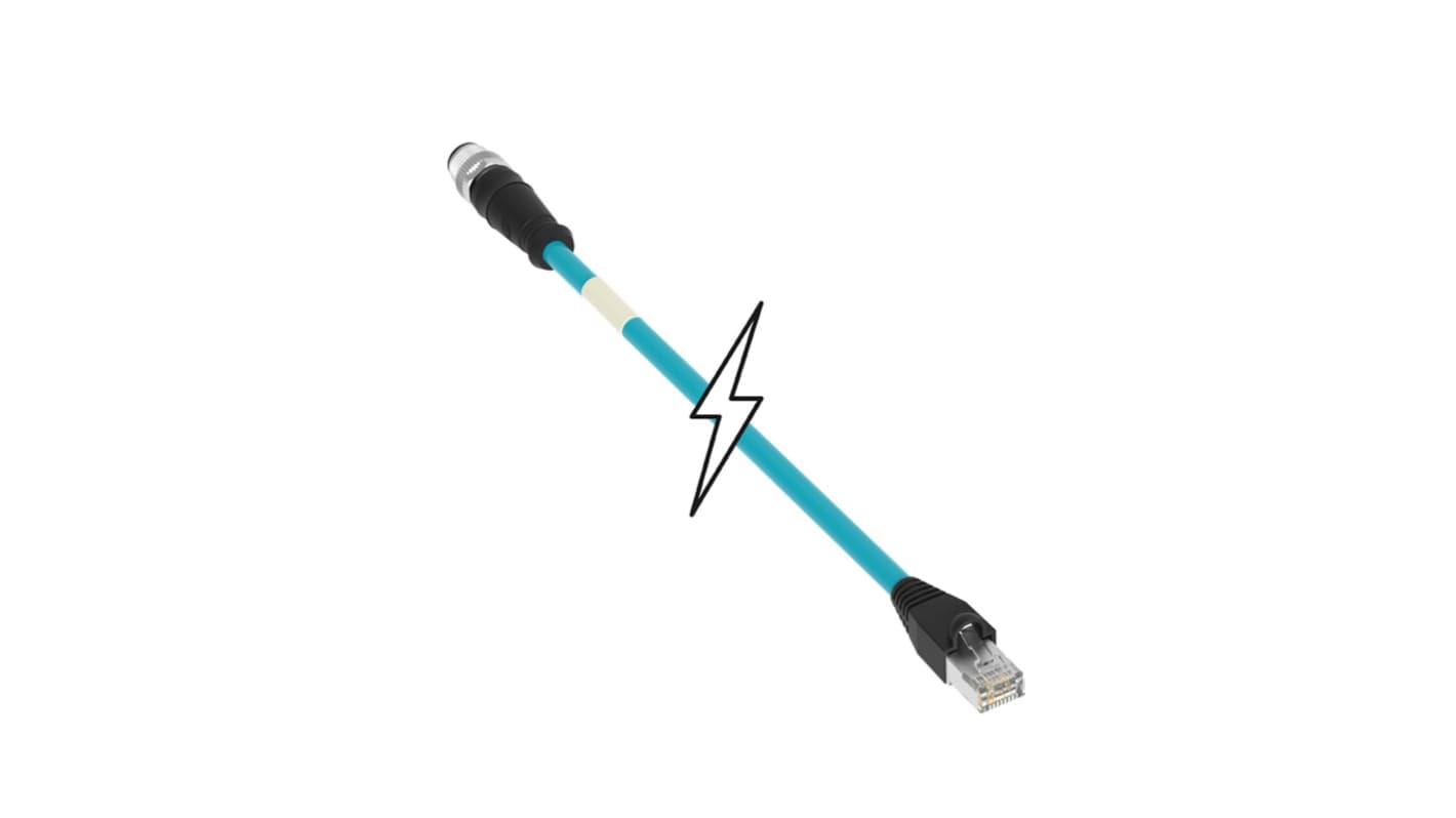 Kabel Ethernet Cat5e długość 5m Z zakończeniem Molex PVC
