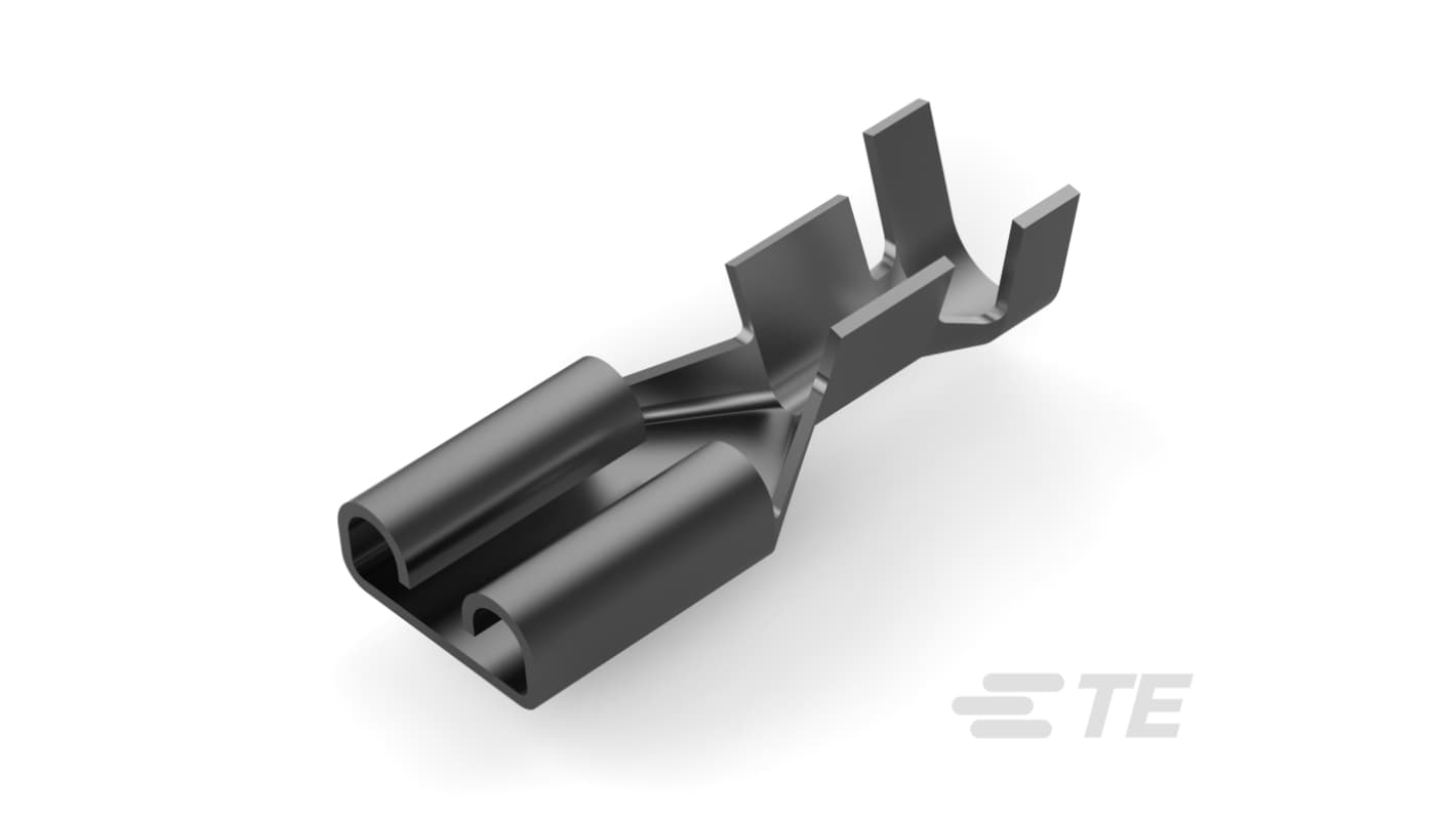 TE Connectivity, FASTON 250 Receptacle Splice Connector, Insulated, Tin 17 → 13