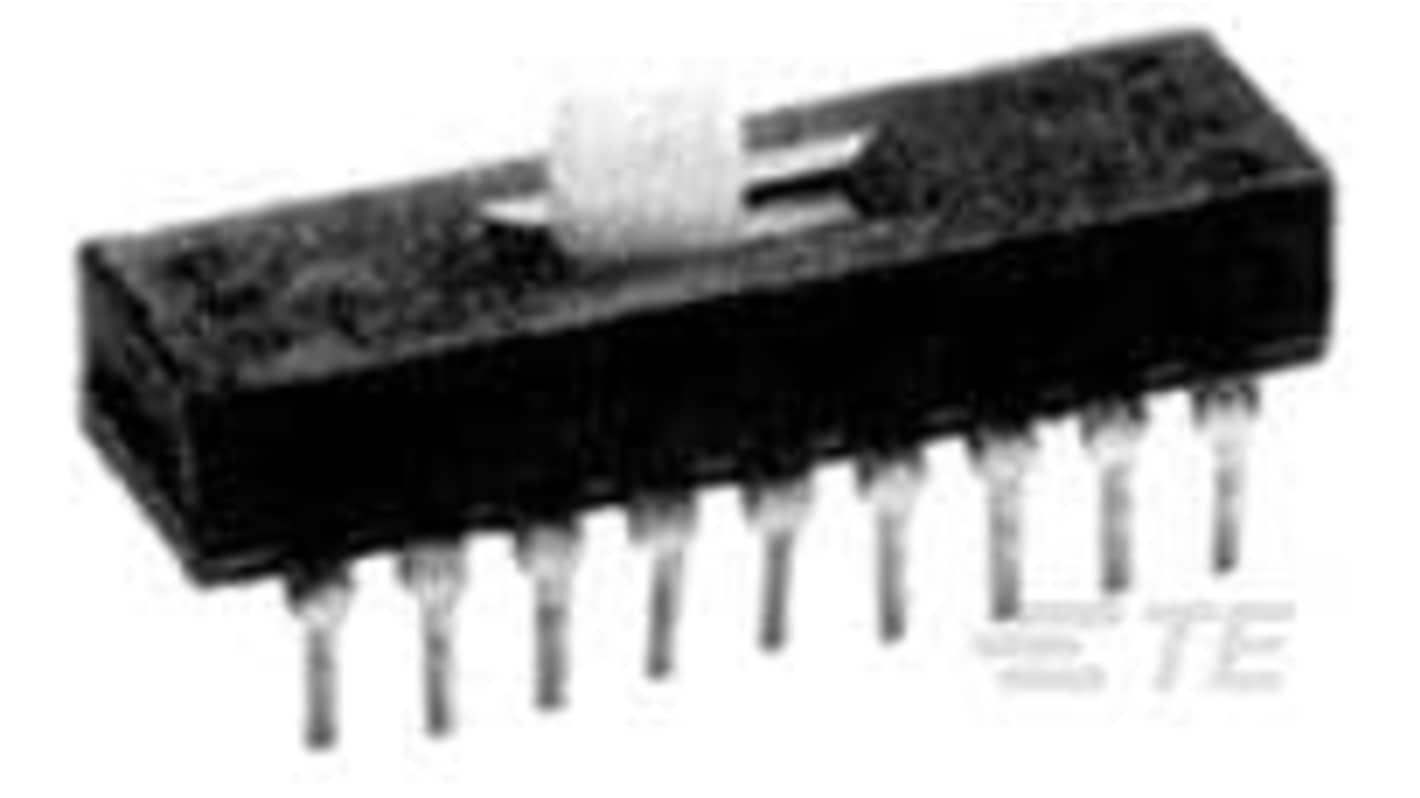 TE Connectivity Through Hole Slide Switch 4PDT (On)-(On) 3A Slide