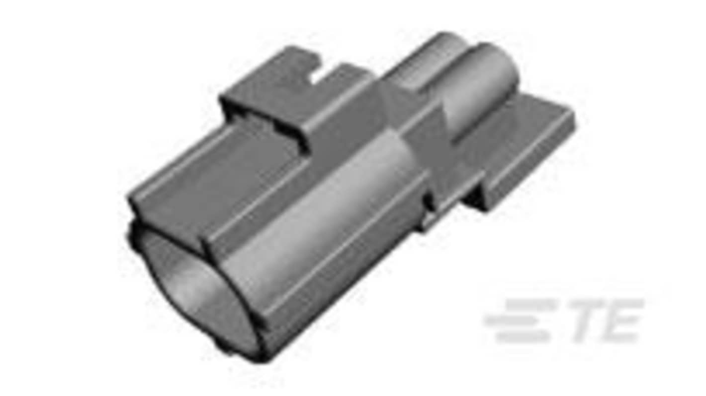 TE Connectivity, 184163 Automotive Connector Plug Grey Cable Mount 2 Way 184163-1