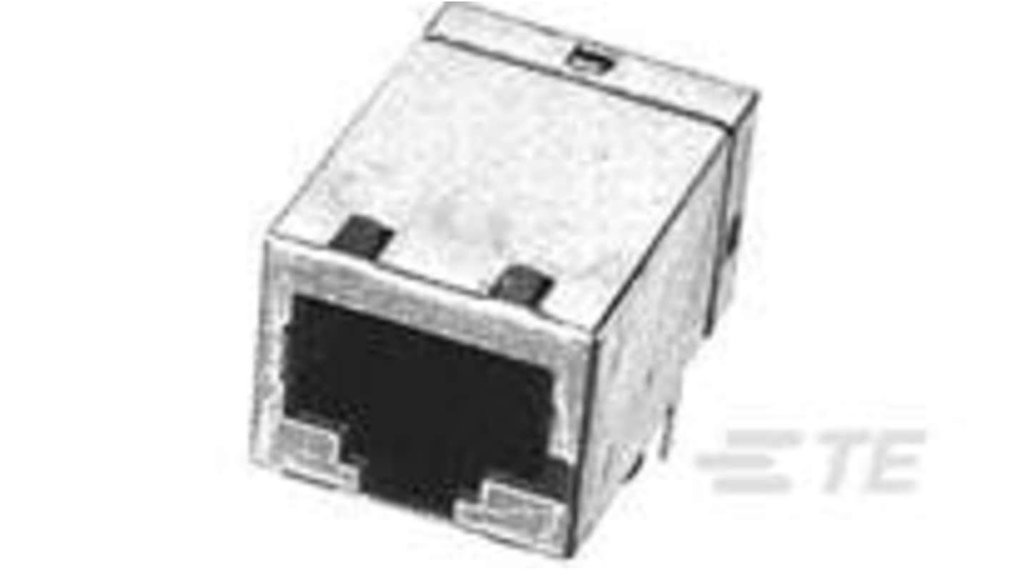Conector RJ45 Cat3 Hembra TE Connectivity serie OEG, de 10 vías, apantallado