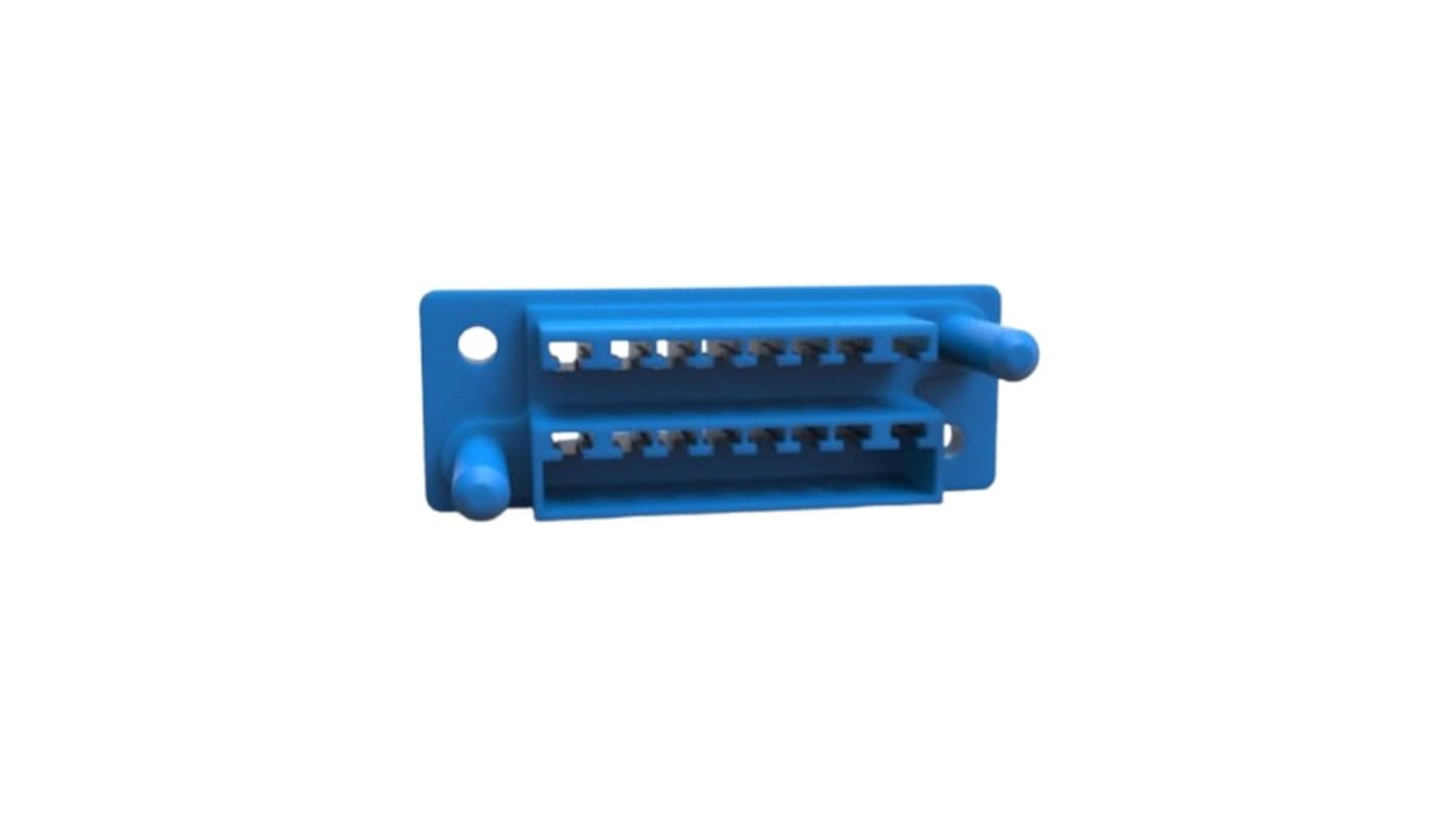 TE Connectivity, Standard Drawer Plug Connector Housing, 5mm Pitch, 12 Way, 2 Row