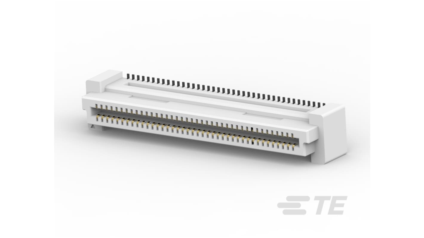 Gniazdo PCB 80 -pinowe 4 -rzędowe raster: 0.8mm Gniazdo do montażu na płytce drukowanej Pionowy Montaż na płytce