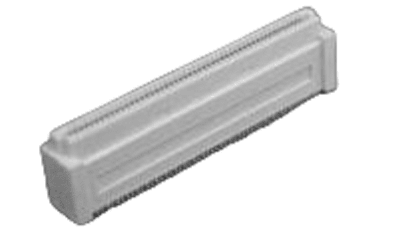 TE Connectivity 50846 Series Vertical Board Mount PCB Header, 120 Contact(s), 0.8mm Pitch, 2 Row(s), Shrouded