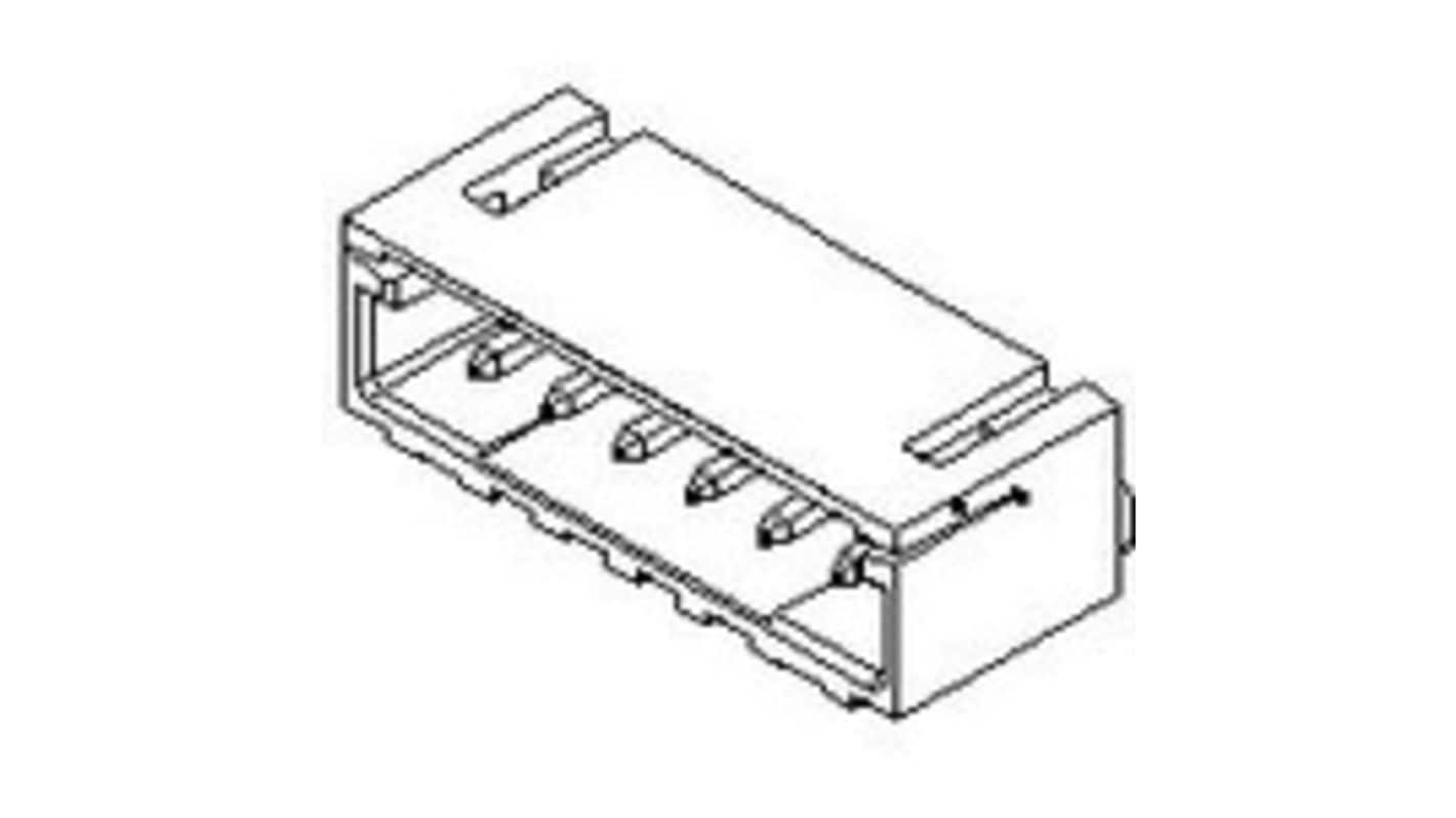 Molex 53325 Series Straight Through Hole PCB Header, 8 Contact(s), 2mm Pitch, 1 Row(s), Shrouded