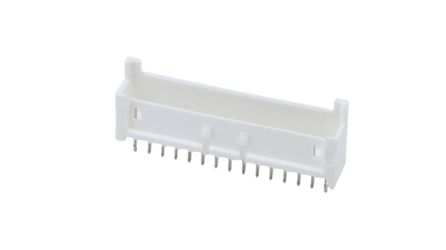 Molex 53375 Series Vertical Through Hole PCB Header, 15 Contact(s), 2.5mm Pitch, 1 Row(s), Shrouded