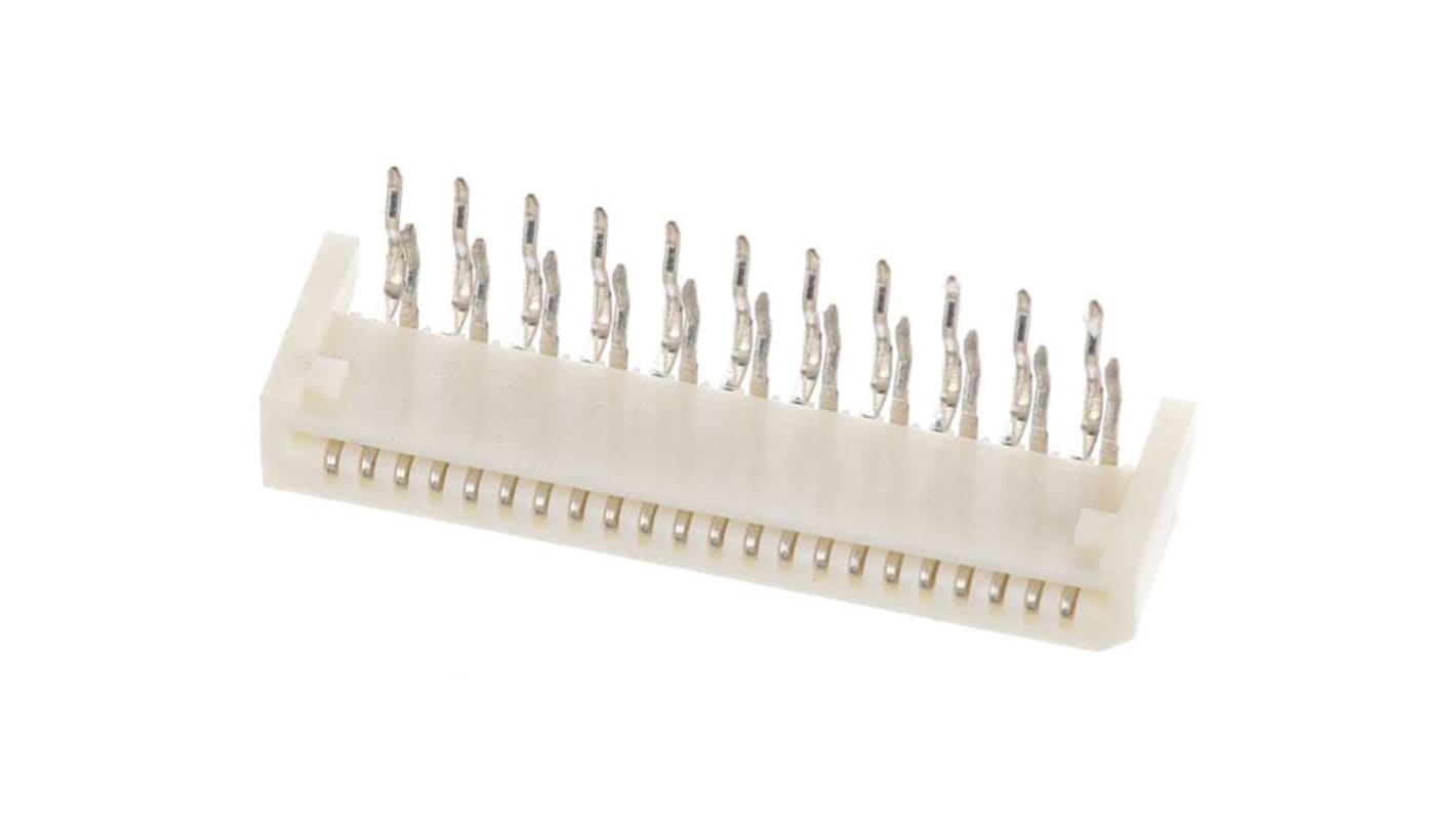 TE Connectivity FPC连接器, 1mm间距, SMT安装, 直角, 52807系列