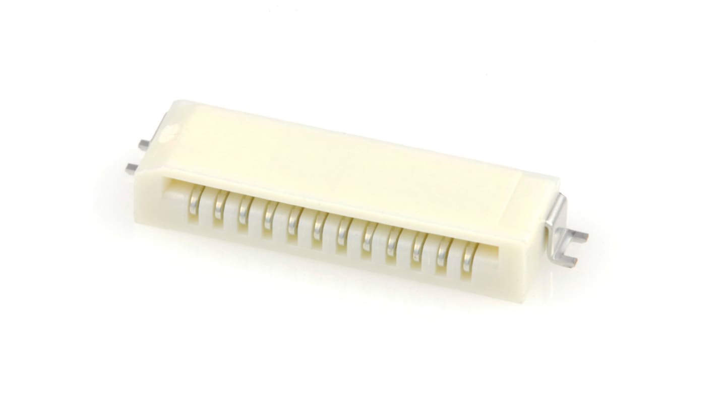 TE Connectivity FPC连接器, 1mm间距, SMT安装, 直角, 52852系列