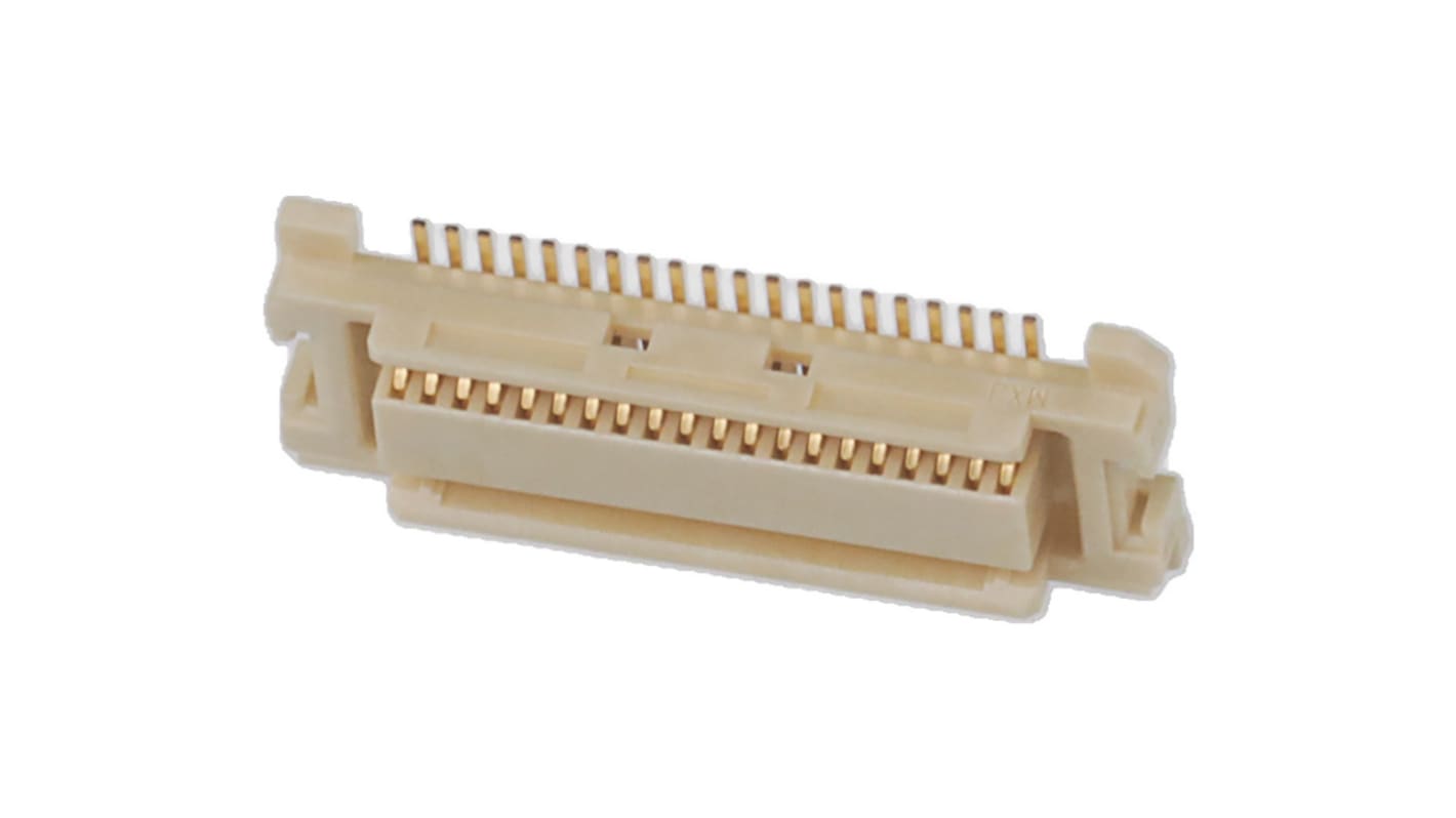 Gniazdo PCB 40 -pinowe 2 -rzędowe raster: 0.5mm Gniazdo do montażu na płytce drukowanej Pionowy Montaż na płytce