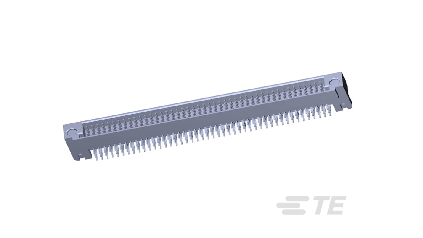 TE Connectivity 53113 Series Straight PCB Header, 150 Contact(s), 3 Row(s), Unshrouded