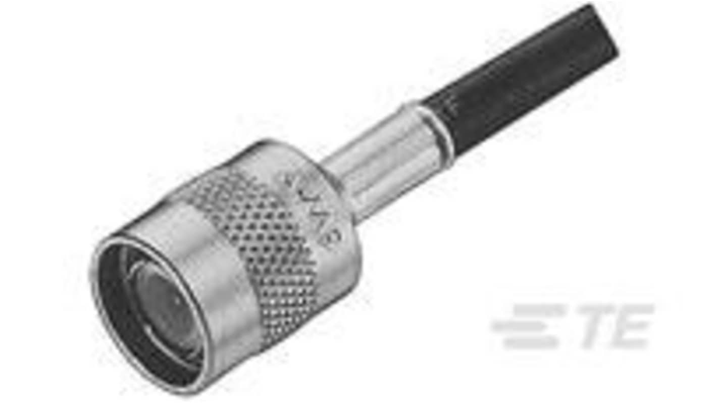 TE Connectivity 22555 Series Plug Cable TNC Connector, Crimp Termination, Straight Body
